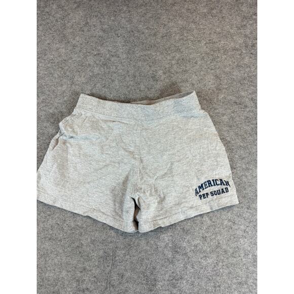 Vintage SO American Pep Squad Sweat Shorts Womens XL Gray Pull On Athleisure Y2K - Picture 1 of 6